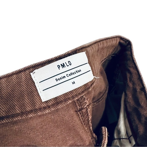 PMLO Pomelo Wide Leg Brown Lightweight Denim Jeans Medium Brown - Picture 2 of 8